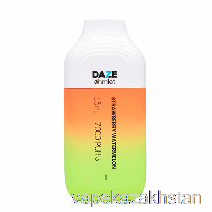 Vape Disposable 7 Daze OHMLET 7000 0% Zero Nicotine Disposable Strawberry Watermelon